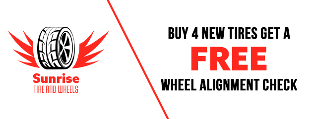 Buy 4 New Tires Get a Free Wheel Alignment Check 
